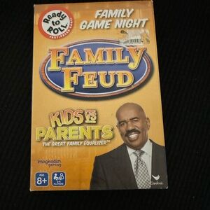 Family Feud Kids vs Parents Board Game - Vibrant Orange
